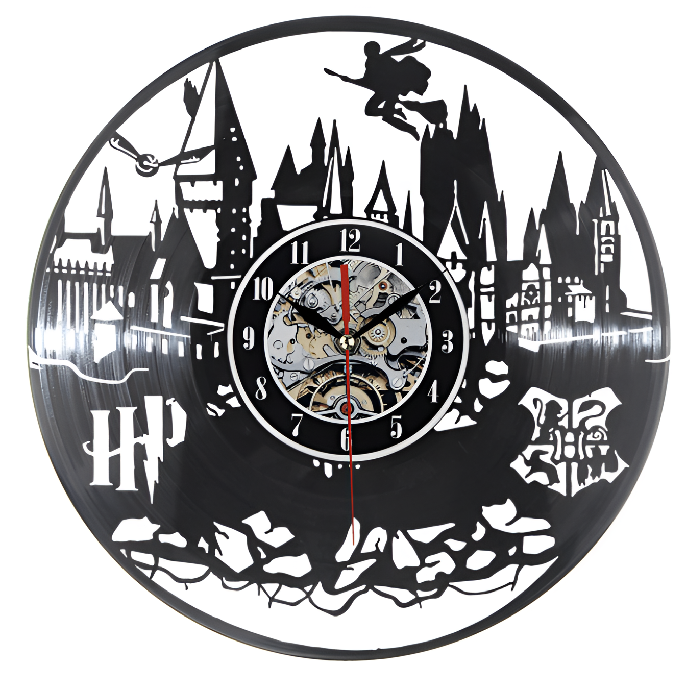 Harry Potter Vinyl Wall Clock | Wall Art | NordicAbode.com