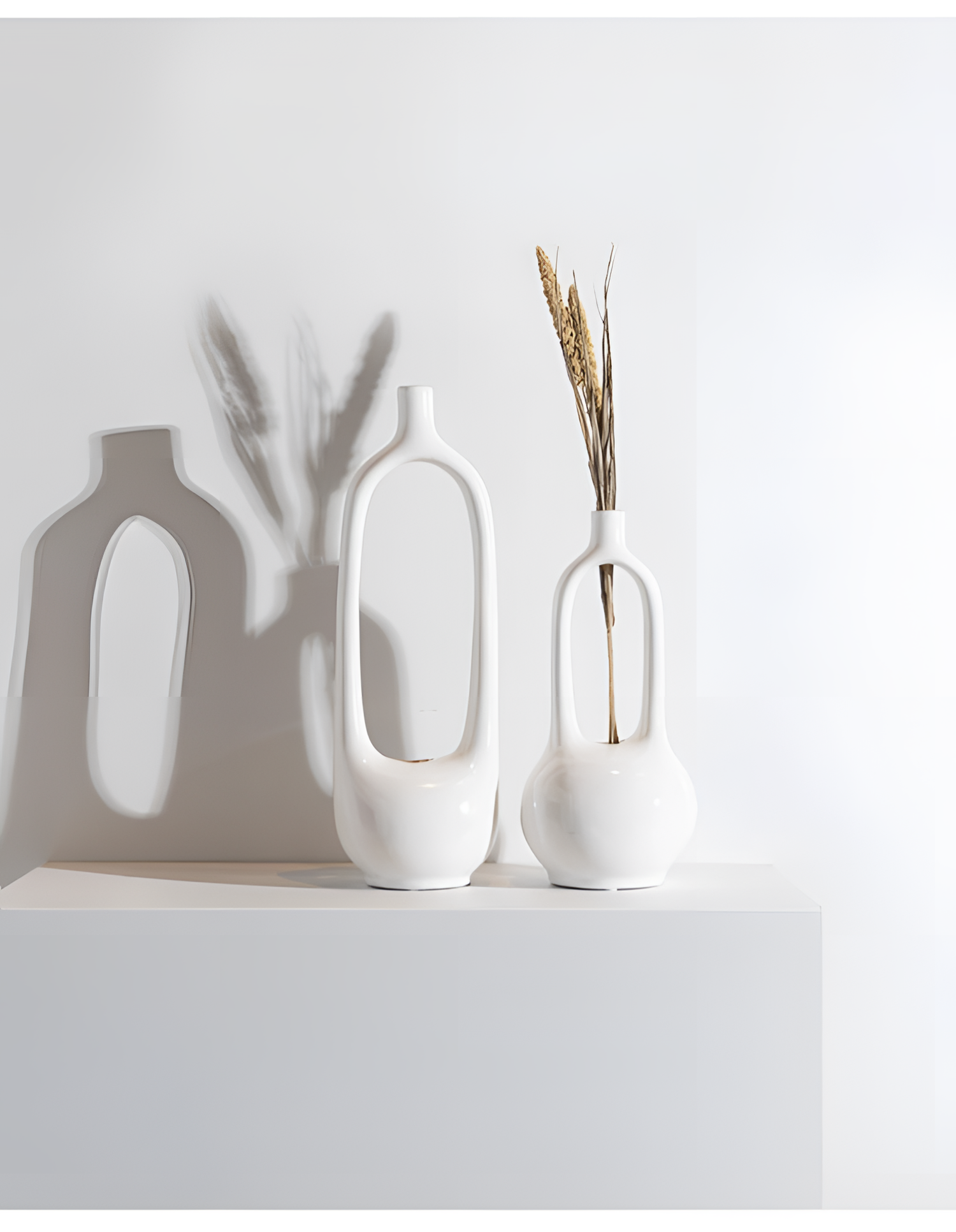 Ovale Nordic White Vase - OVALE | Vases | NordicAbode.com