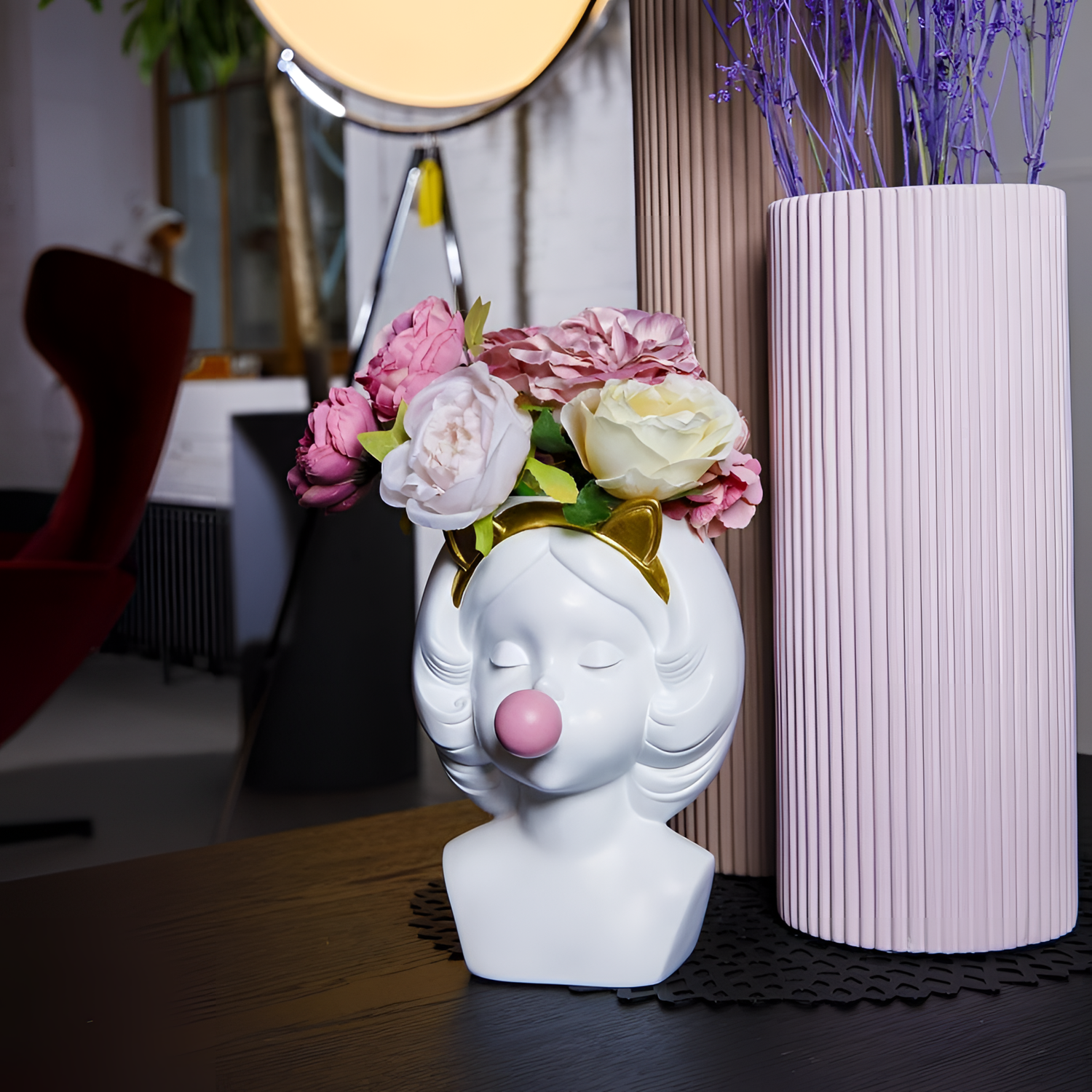 Bubble Playful Bubble Gum Girl Vase | Vases | NordicAbode.com