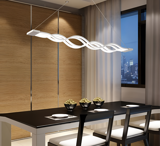 Led Modern Wave Chandelier | Lighting | NordicAbode.com