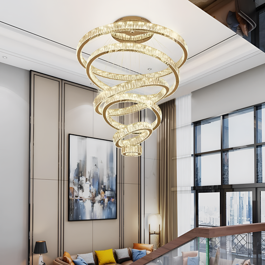 The Chrome Crystal Pendant Chandelier | Lighting | NordicAbode.com