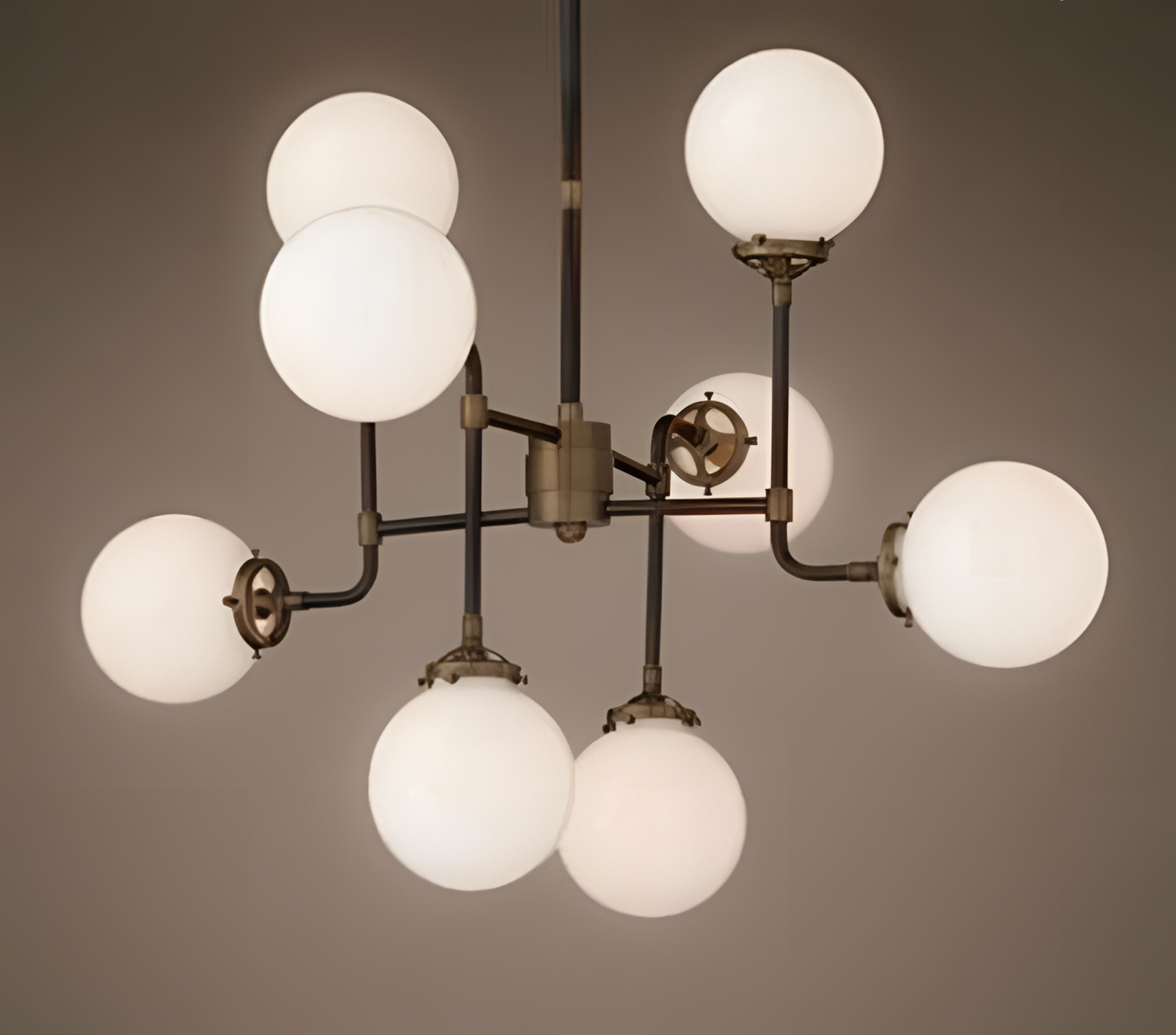 Sigma Bistro Chandelier with Globe Lights | Lighting | NordicAbode.com