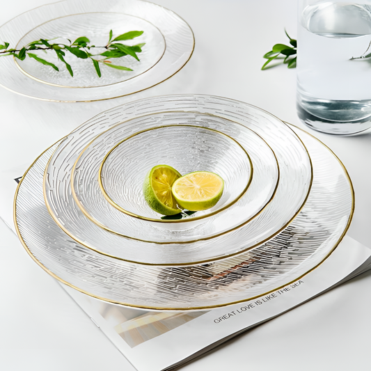 Claren Traditional Glass Dinnerware Set | Dinnerware | NordicAbode.com