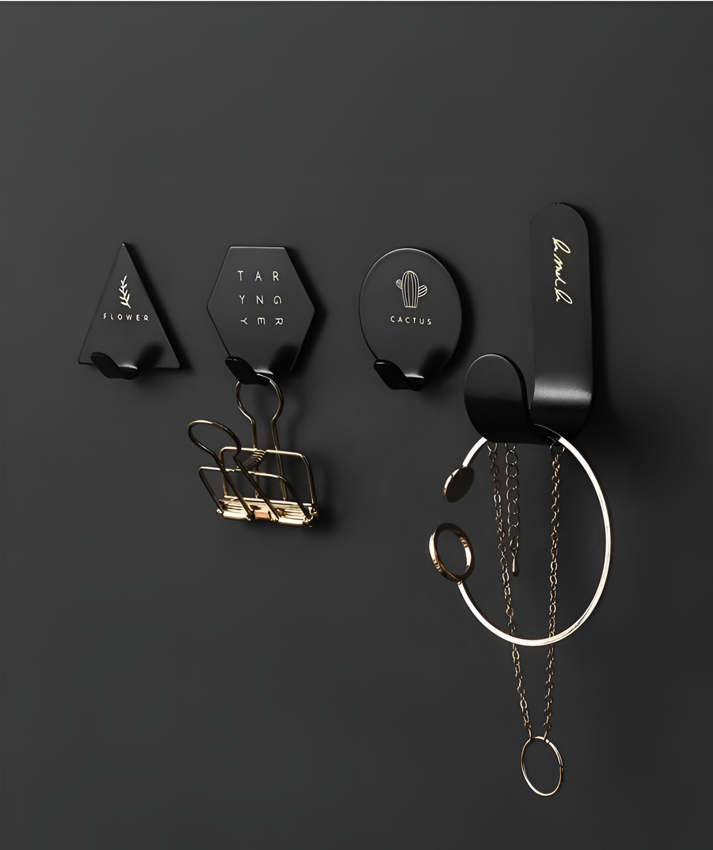 Daxton Modern Wall Hooks Set | Wall Decor | NordicAbode.com