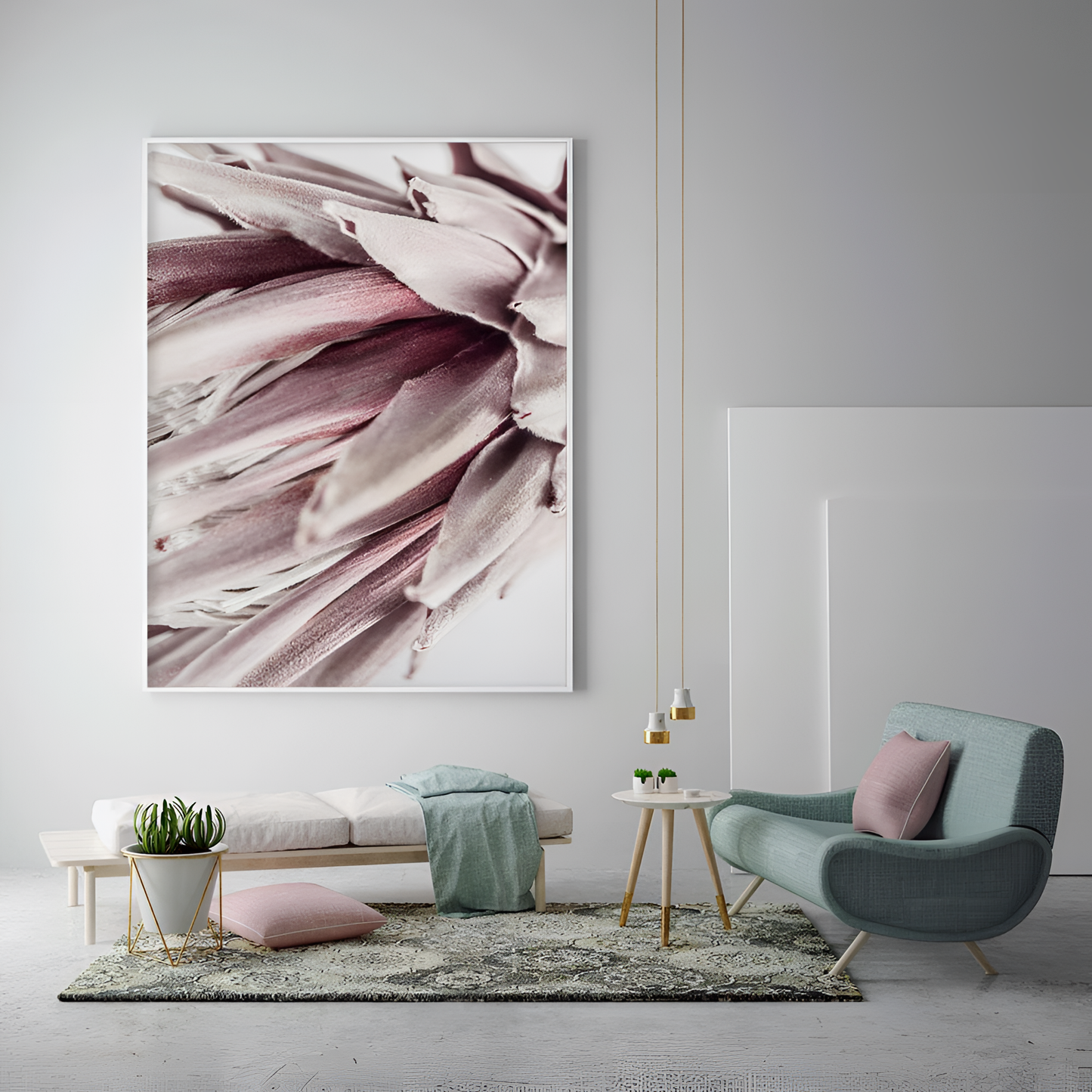 Pale Pink Petal Wall Decor | Wall Art | NordicAbode.com