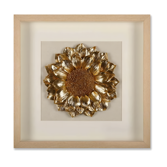 Golden Elegant Sunflower Wall Decor | Wall Decor | NordicAbode.com