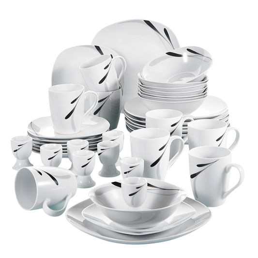 Karla 40-Piece Porcelain Dinner Set | Dinnerware | NordicAbode.com