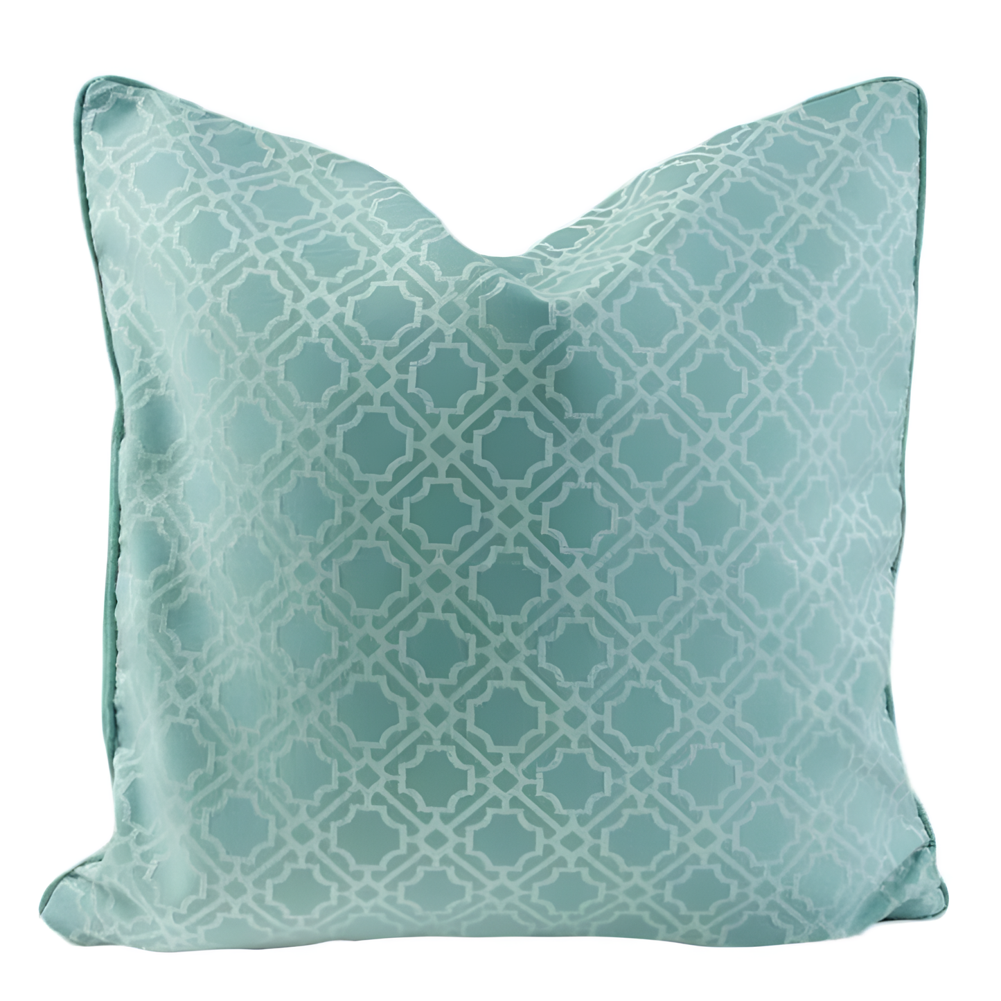 Geometric Mint Geometric Cushion Cover | Cushions | NordicAbode.com