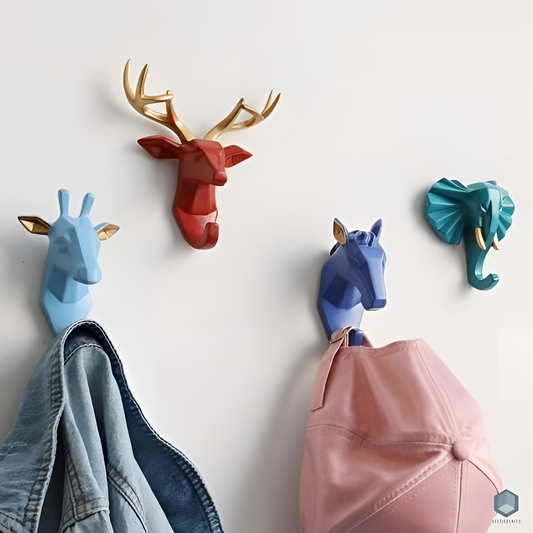 Wall Animal Head Wall Hooks | Hooks | NordicAbode.com