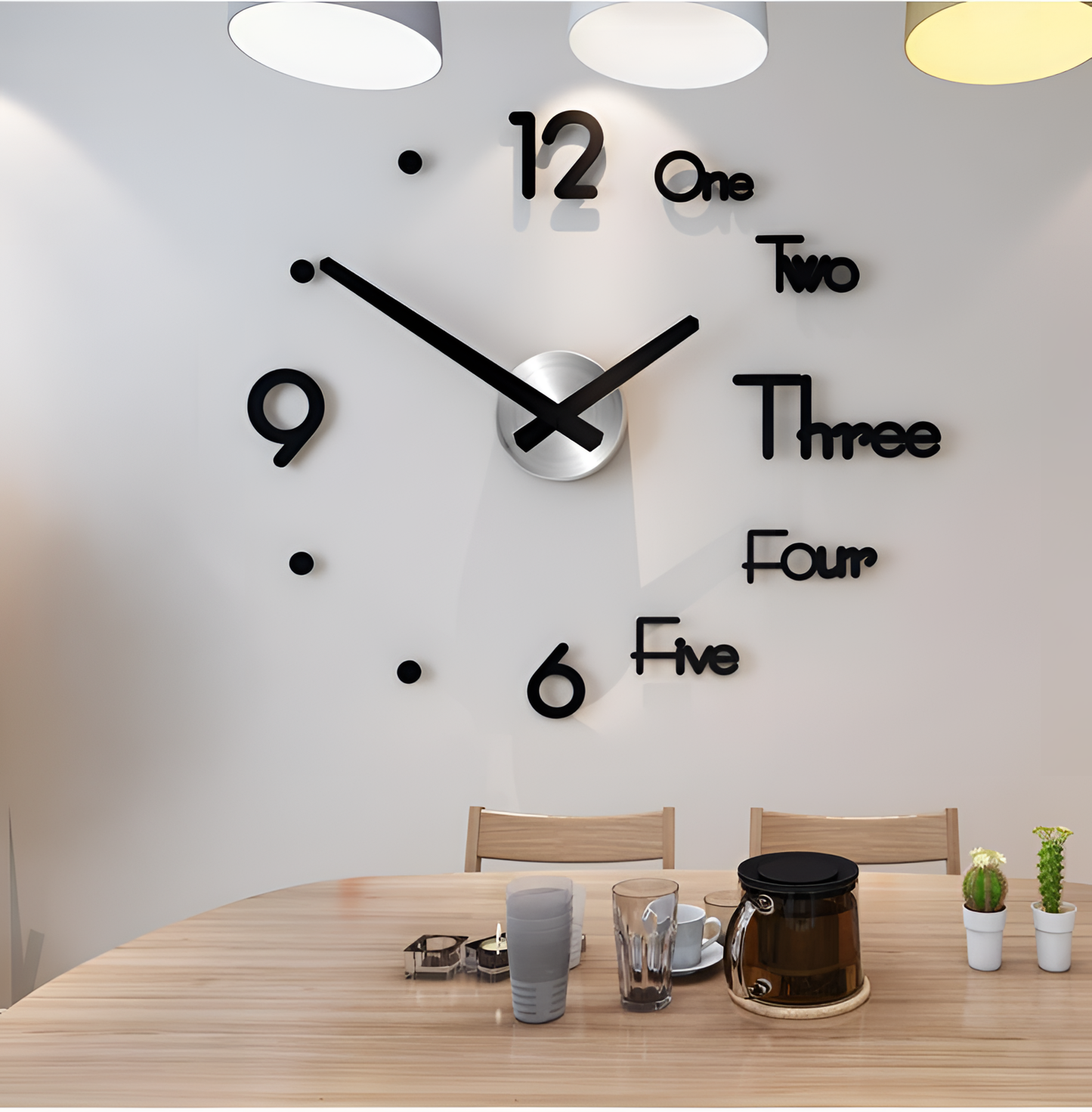 Creative 3D DIY Wall Clock Decor | Wall Clocks | NordicAbode.com