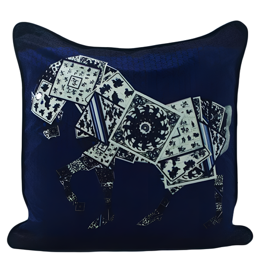 Blue Luxurious Blue Velvet Cushion Cover | Cushion Covers | NordicAbode.com