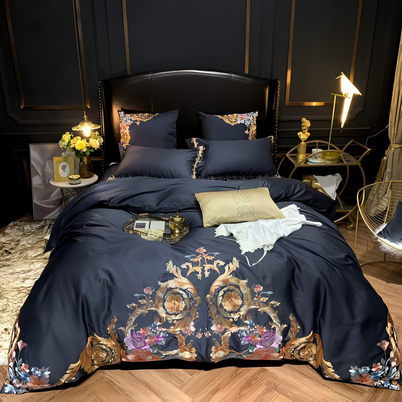 Evianna Inspire Duvet Cover Set (Egyptian Cotton) | Bedding | NordicAbode.com