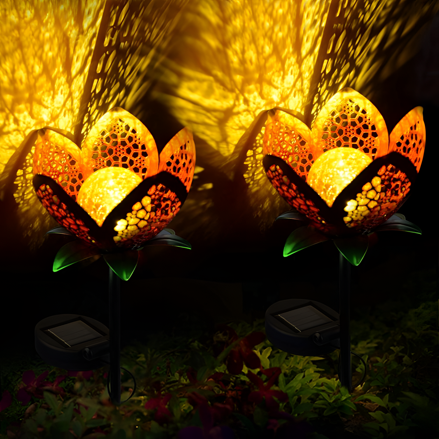 Solar Flower Stake Solar Garden Light | Outdoor Lighting | NordicAbode.com