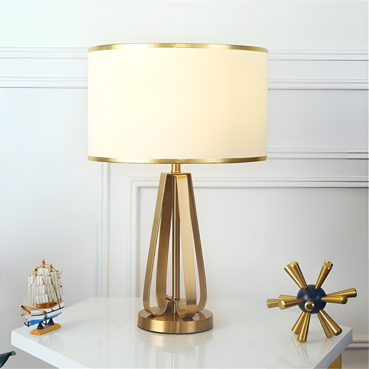 Lages Classic Table Lamp - Metal Base | Lighting | NordicAbode.com