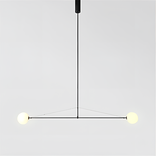 Adam Minimalist Pendant Chandelier - 2 Bulb | Lighting | NordicAbode.com