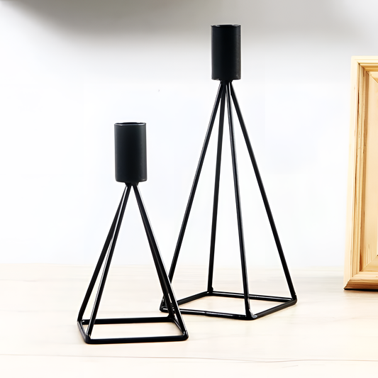 Simple Retro Metal Candle Stand | Candle Holders | NordicAbode.com