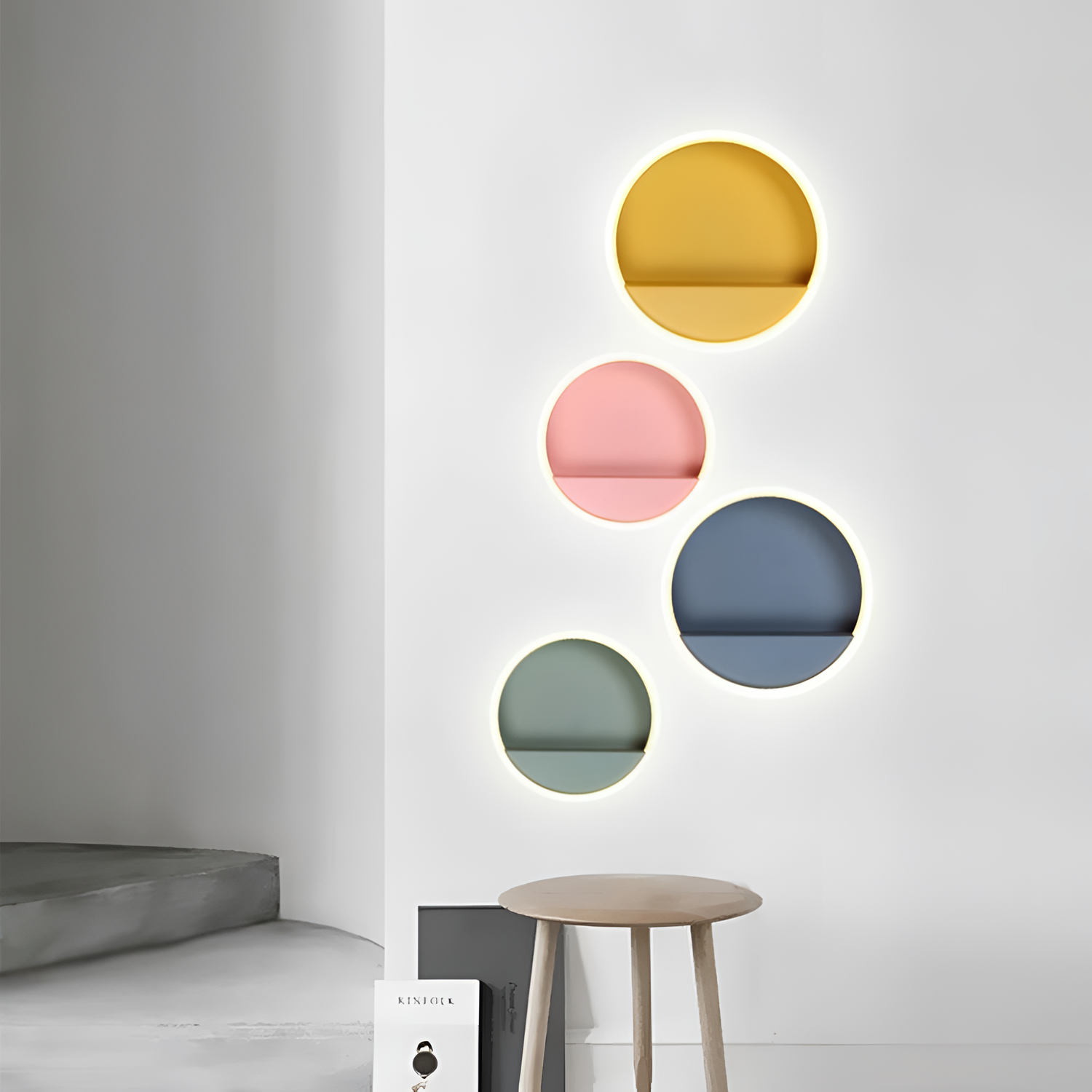 Macarone Round LED Wall Lamp - Modern Nordic | Lighting | NordicAbode.com