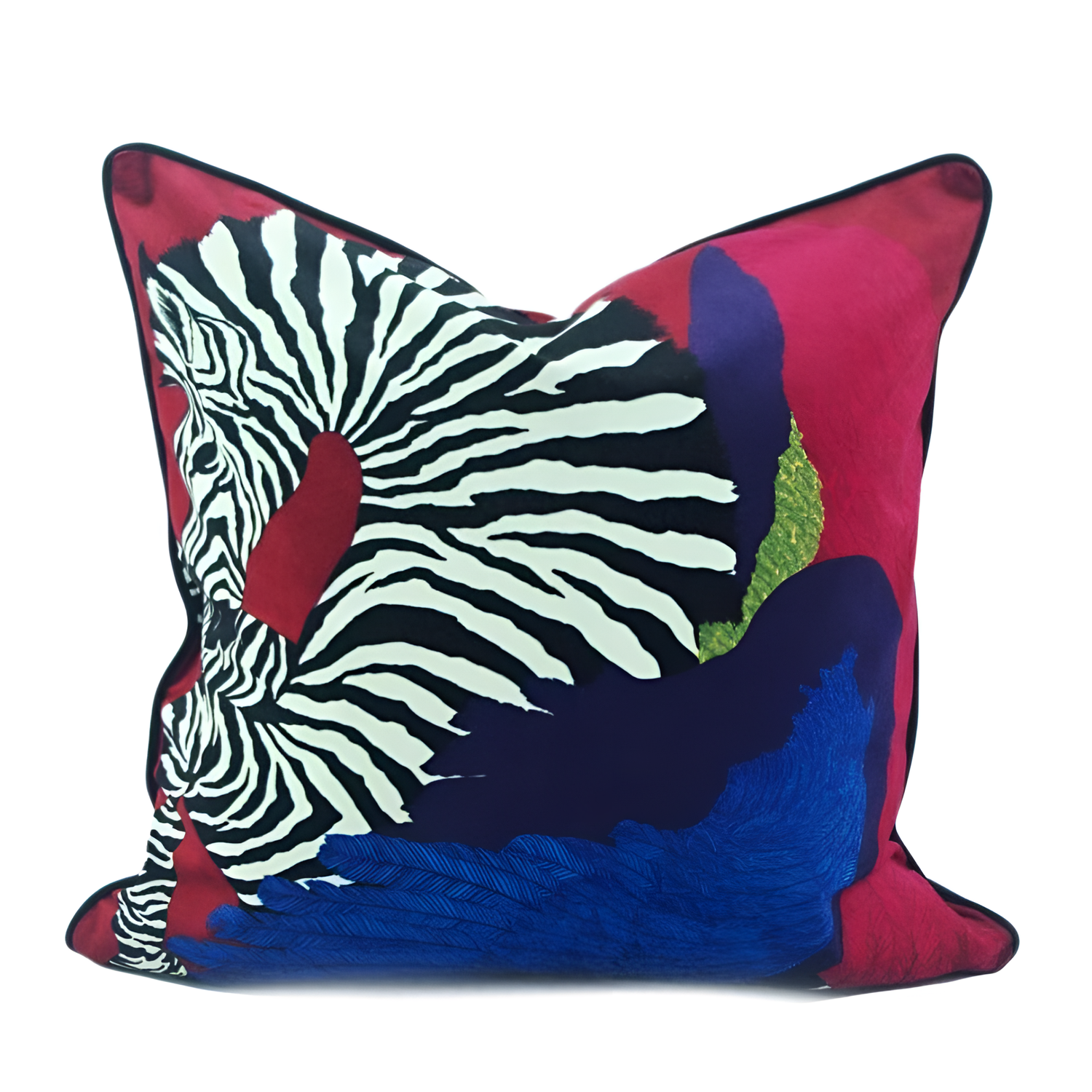 Velvet Vintage Velvet Zebra Cushion | Cushions | NordicAbode.com