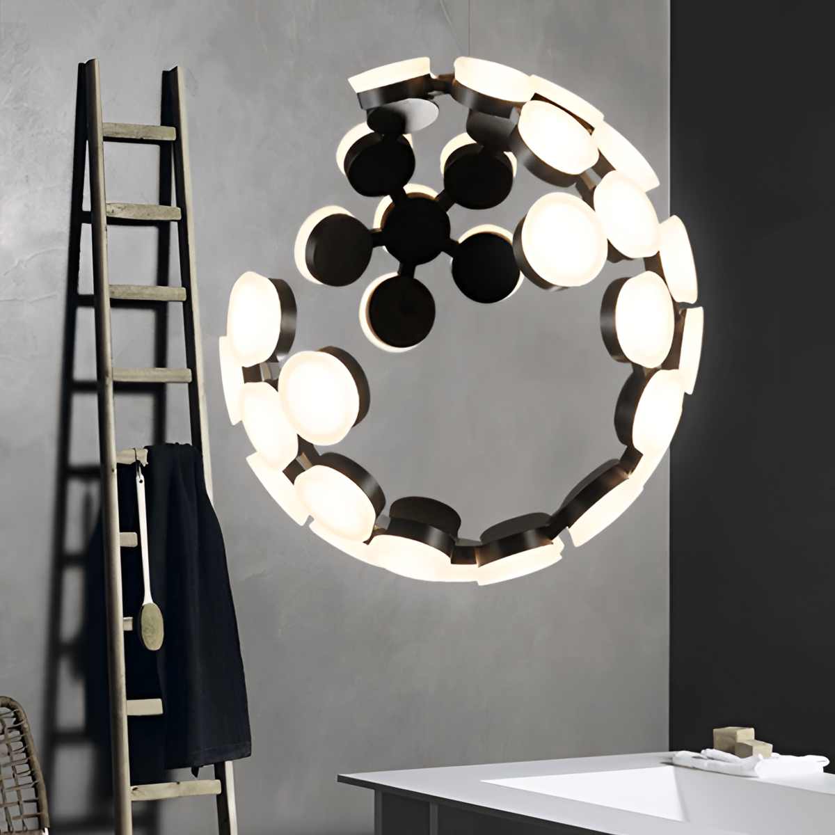 Moon Artistic LED Chandelier | Lighting | NordicAbode.com