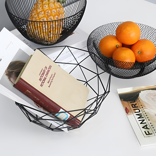 Voce Modern Nordic Metal Baskets | Baskets | NordicAbode.com