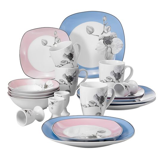 Debbie 20-Piece Porcelain Dinner Set | Dinnerware | NordicAbode.com