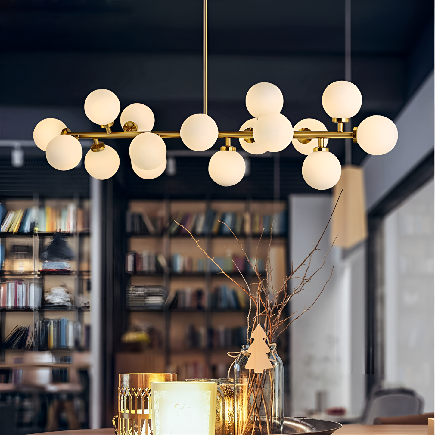 Loft Modern Glass Chandelier | Lighting | NordicAbode.com