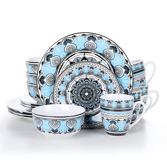 Aurelia 16-Piece Porcelain Dinnerware Set | Dinnerware | NordicAbode.com