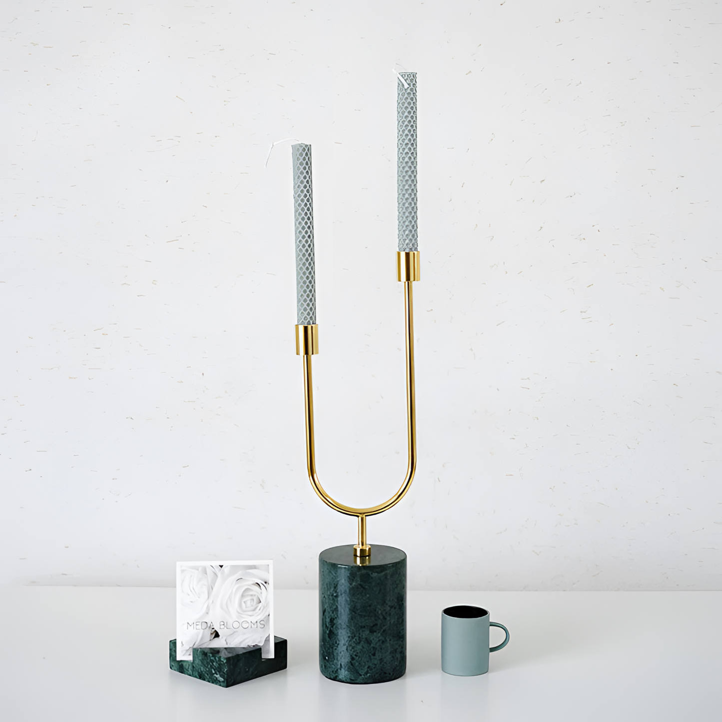 Olinda Retro Brass Candlesticks | Candlesticks | NordicAbode.com