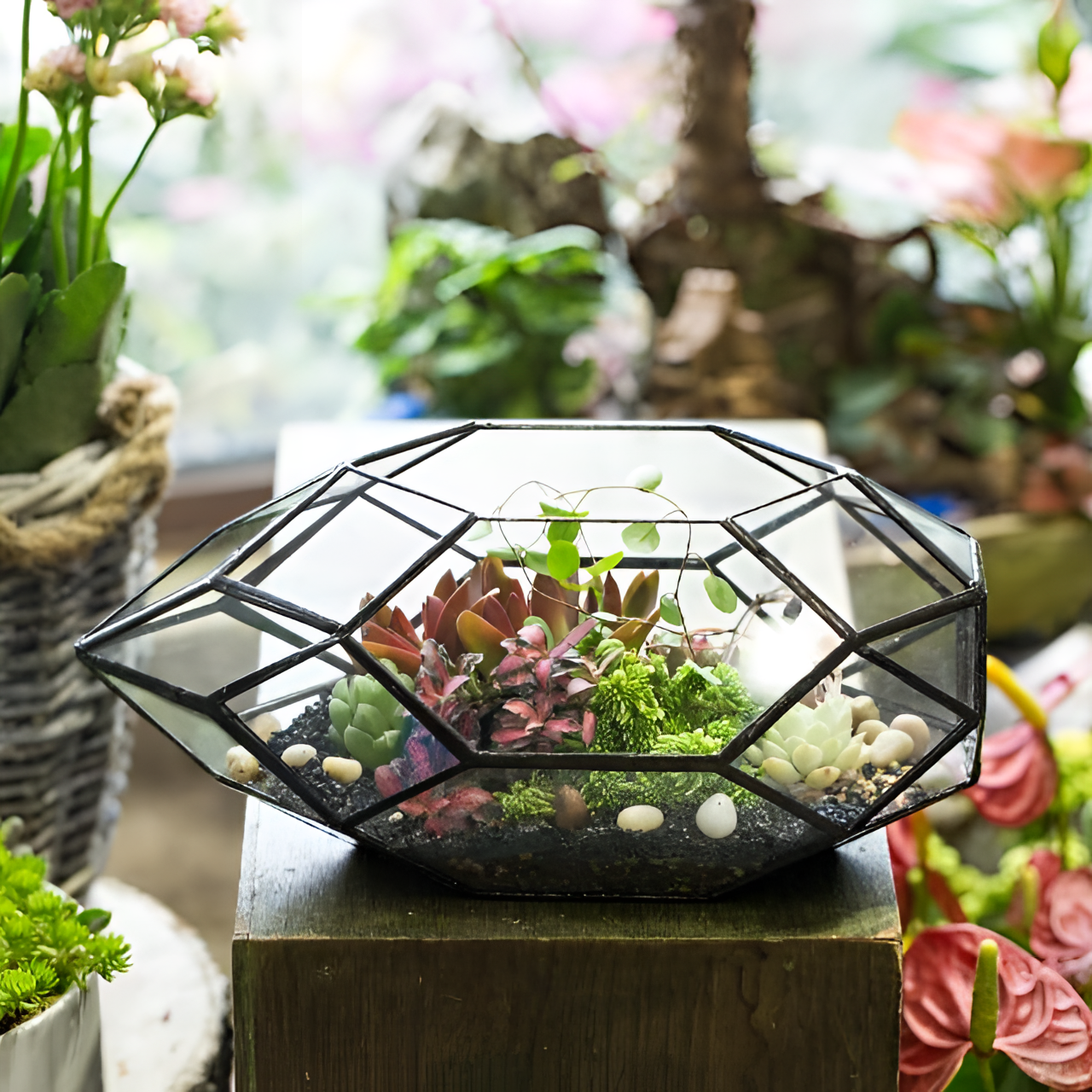 Ruth Modern Glass Terrarium Container - Versatile Decor | Planters | NordicAbode.com