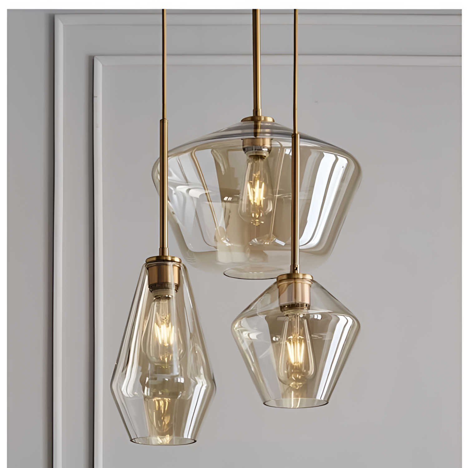 Transparent Glass Pendant Light - Non-Dimmable | Lighting | NordicAbode.com