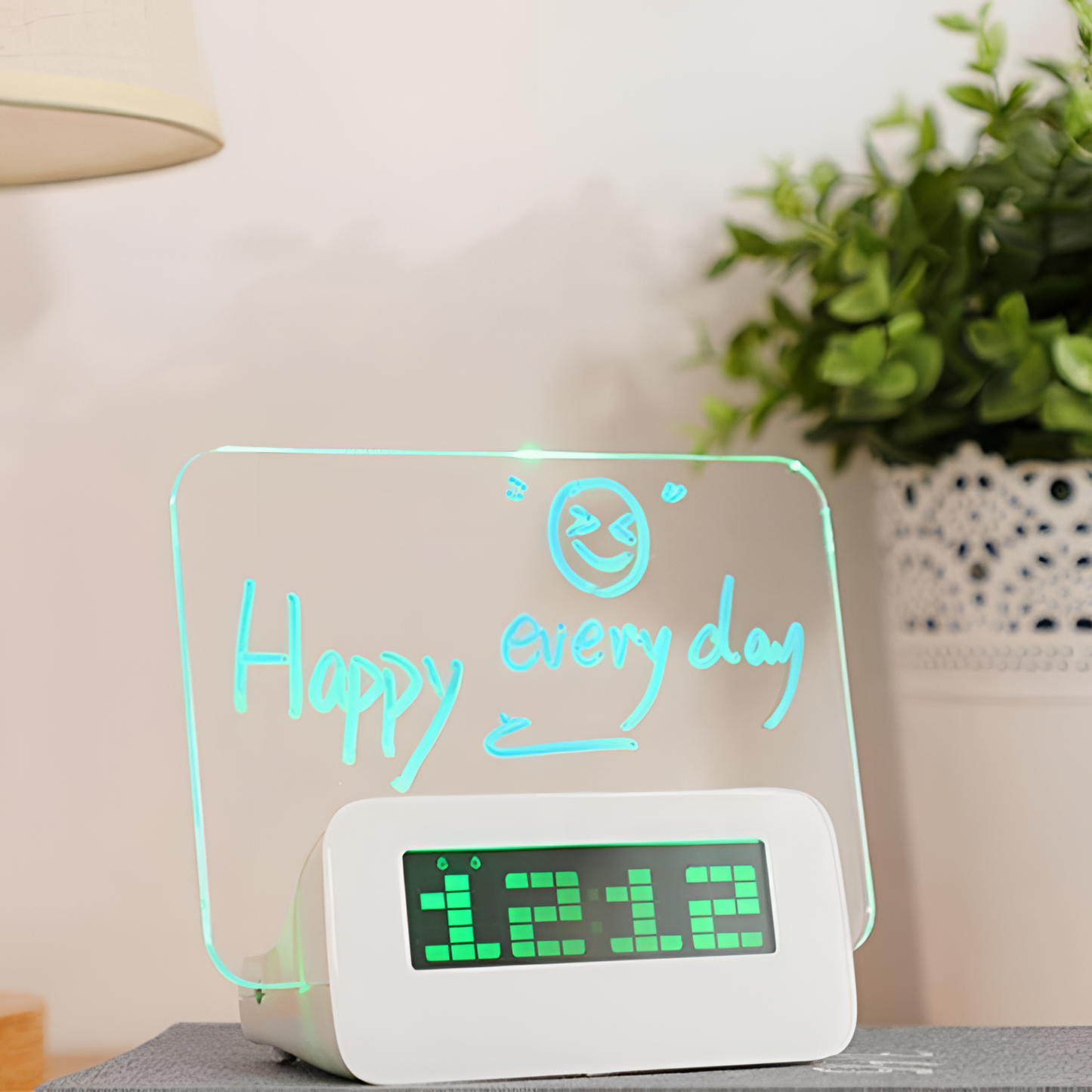 Premium Personalized LED Alarm Clock | Clocks | NordicAbode.com