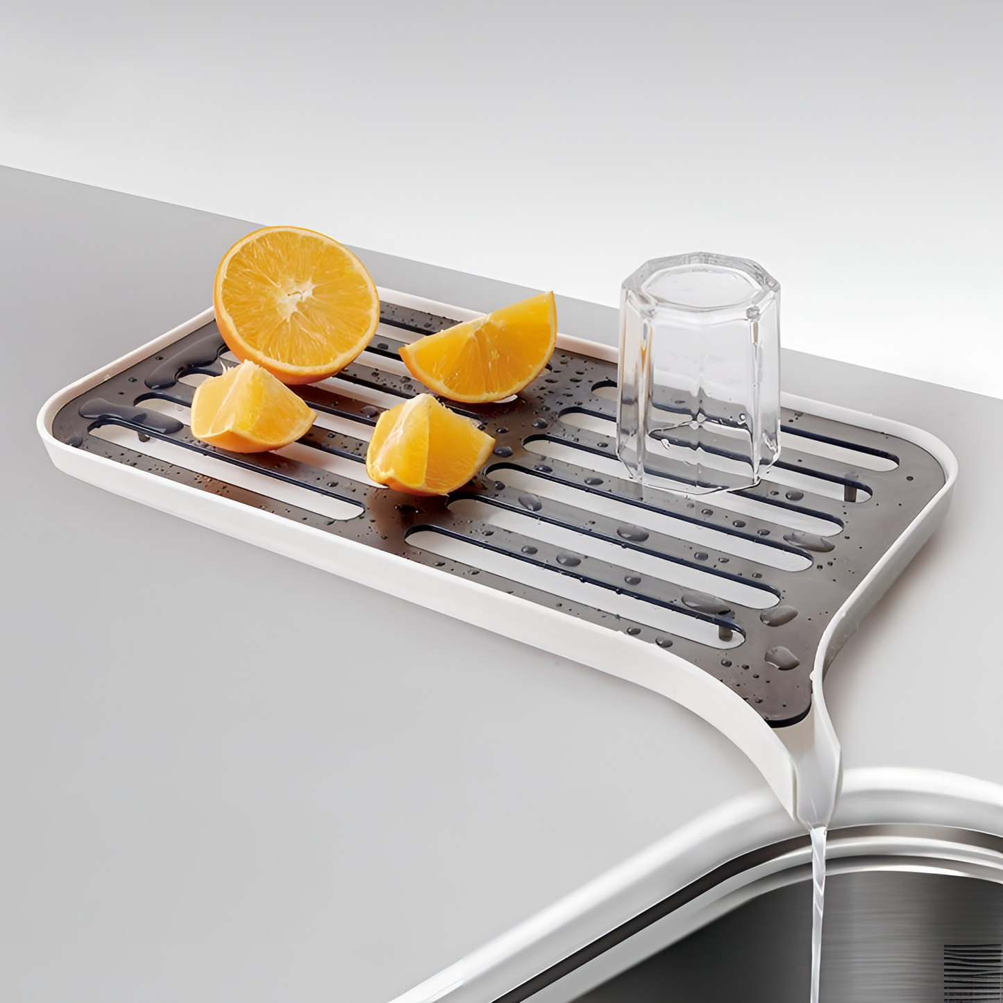 Double Layer Drain Rack Organizer | Kitchen Accessories | NordicAbode.com