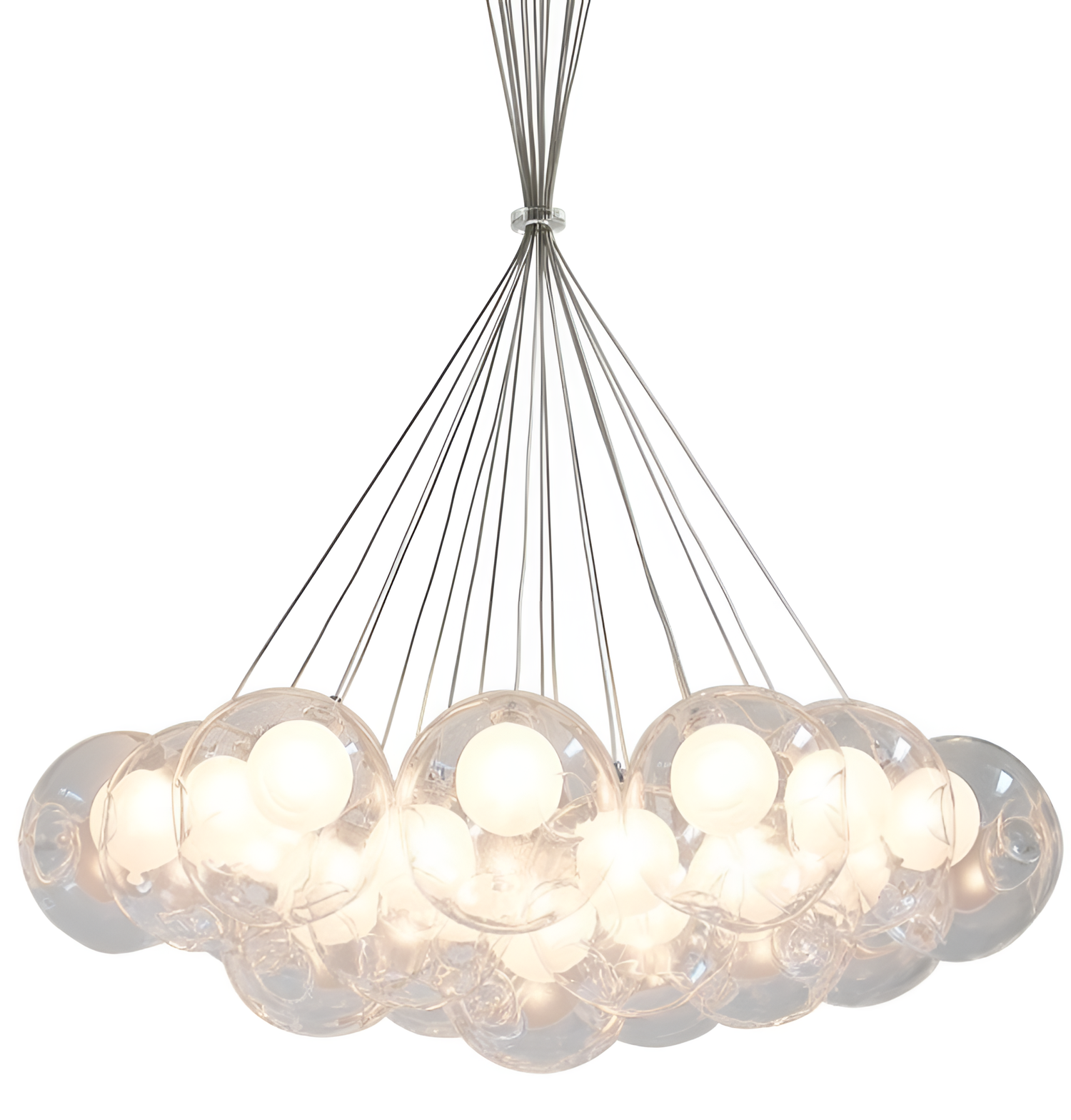 Tilde 19-Light Glass Pendant Chandelier | Lighting | NordicAbode.com