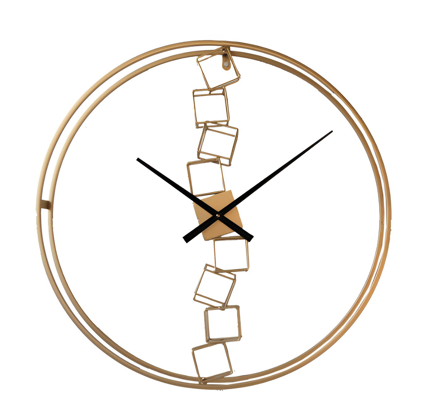 Golden Minimalist Gold Block Clock | Wall Clocks | NordicAbode.com