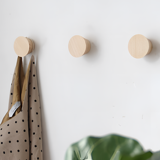 Beech Wood Hooks for Clothes | Hooks | NordicAbode.com