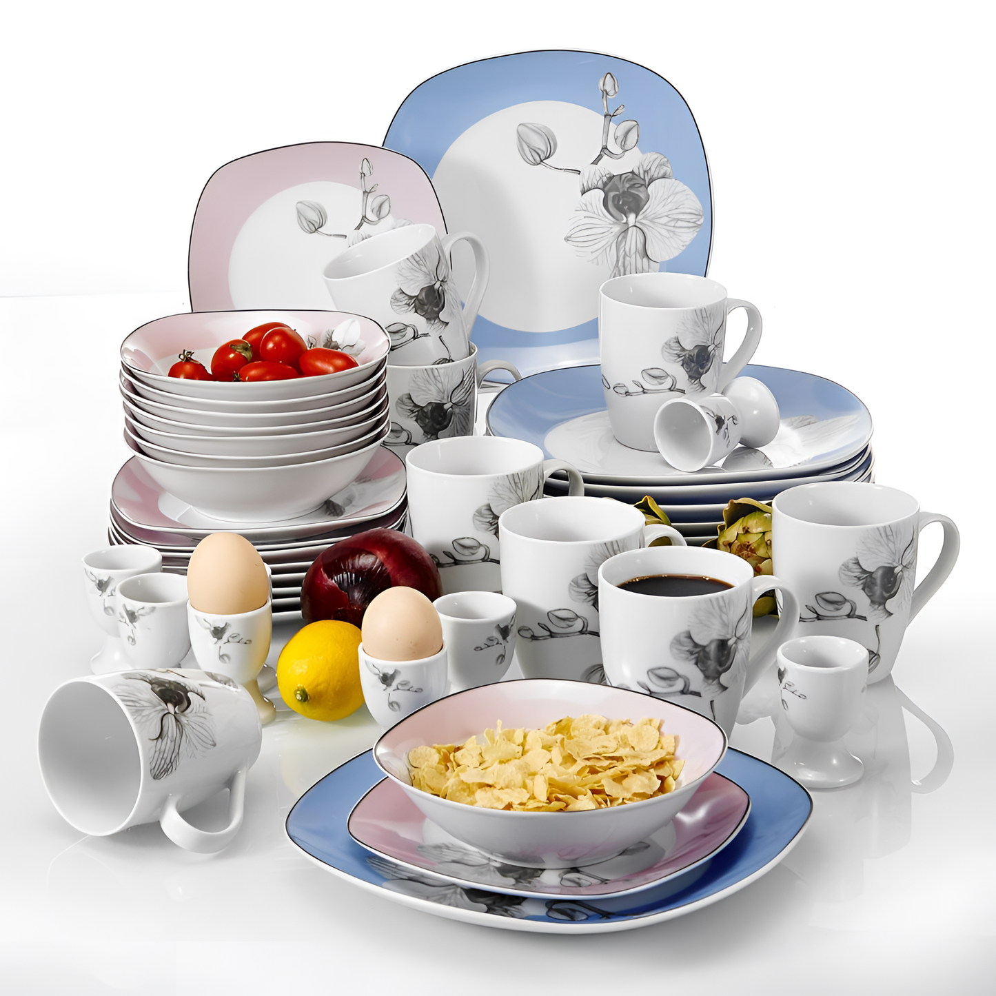 Debbie 40-Piece Porcelain Dinner Set | Dinnerware | NordicAbode.com