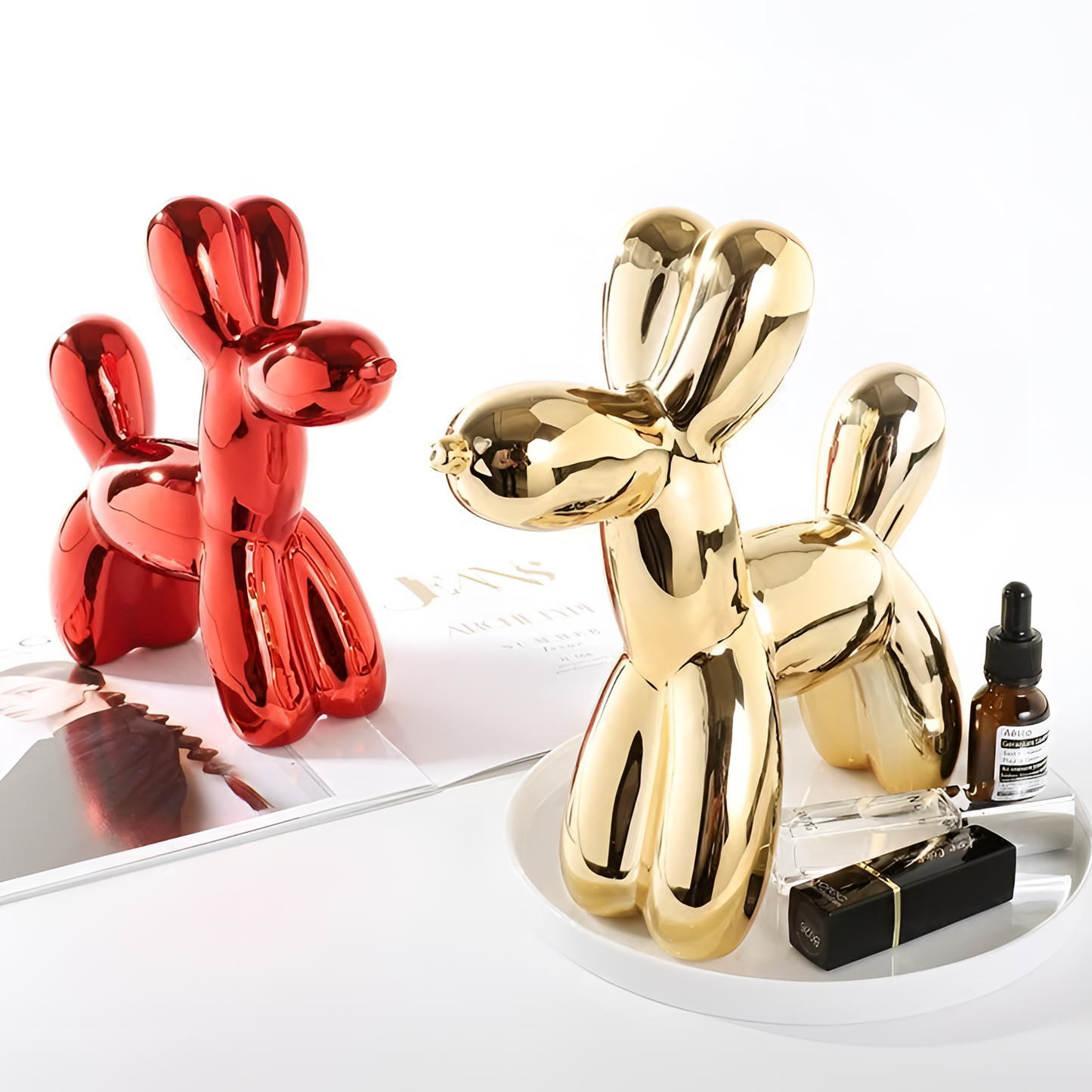 Metallic Balloon Dog Coin Bank | Decorative Accessories | NordicAbode.com