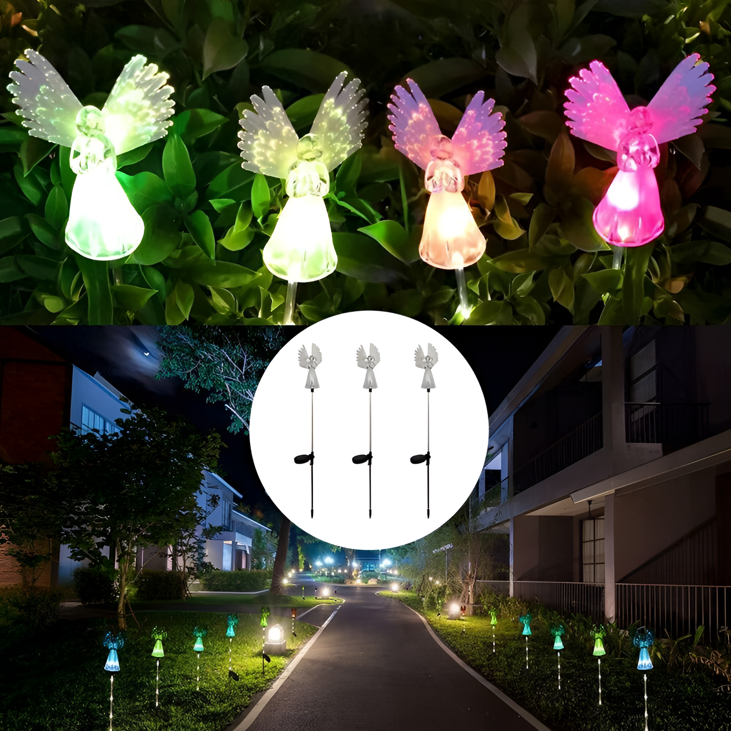 Led Angel Solar Garden Lights | Outdoor Lighting | NordicAbode.com