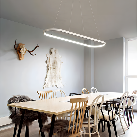 Modern Sleek Pendant Light - Brushed Nickel | Lighting | NordicAbode.com