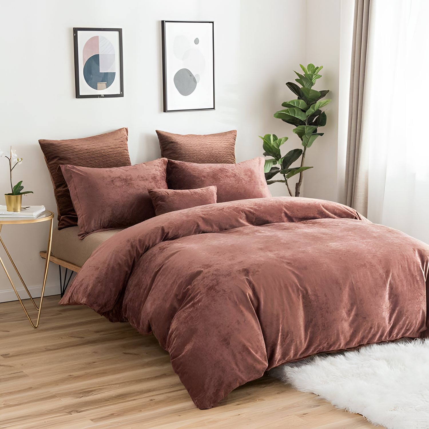 Dream Luxe Velvet Bedding Set | Bedding | NordicAbode.com