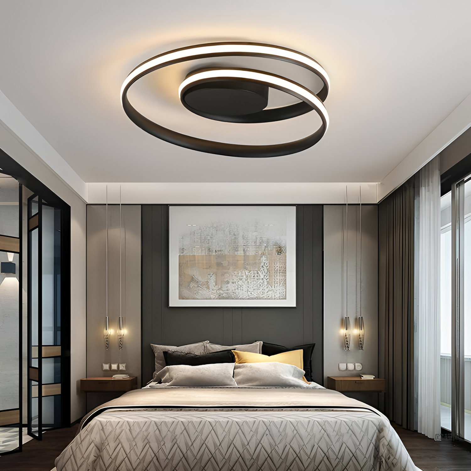 Tyrone Flower Round Ceiling Light | Lighting | NordicAbode.com