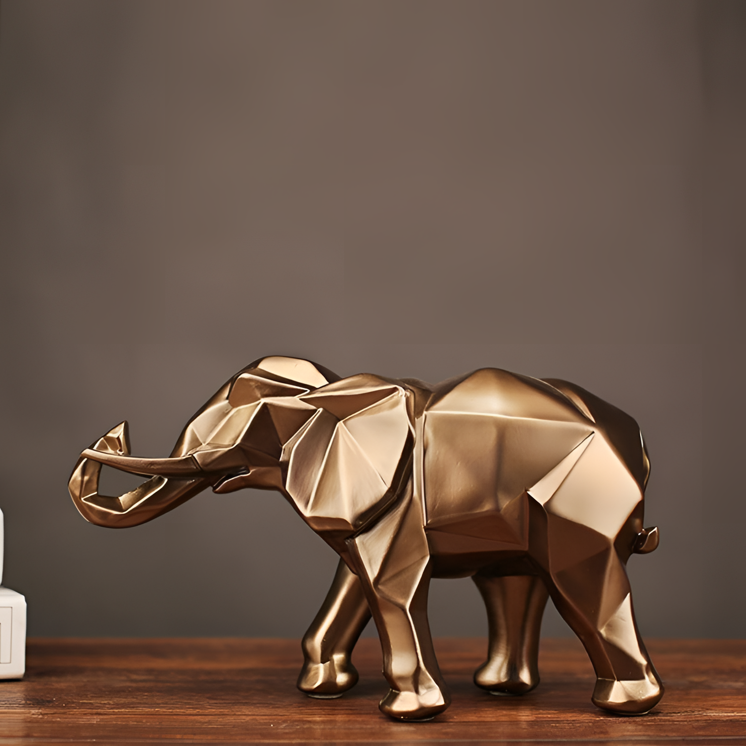 Golden Elephant Decorative Statue | Statues | NordicAbode.com