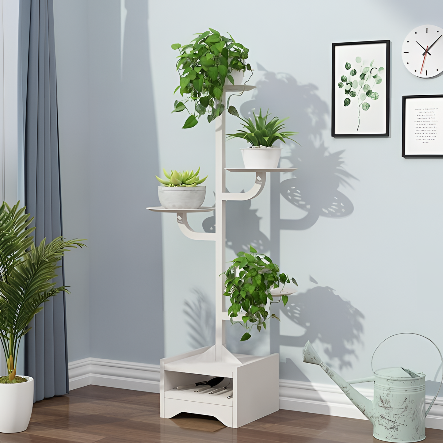 Arden Modern Iron Tree Planter Display | Planters | NordicAbode.com