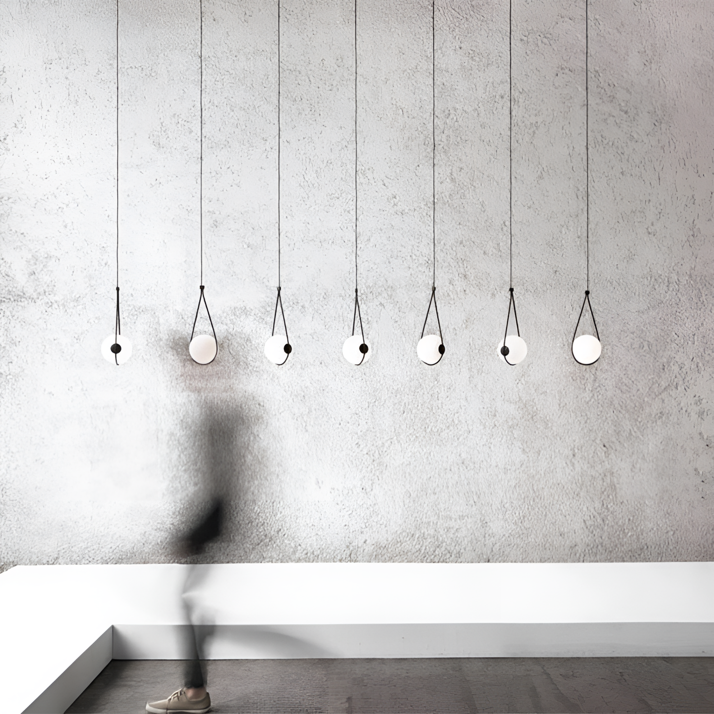 Canica Black Metal Glass Pendant Light | Lighting | NordicAbode.com