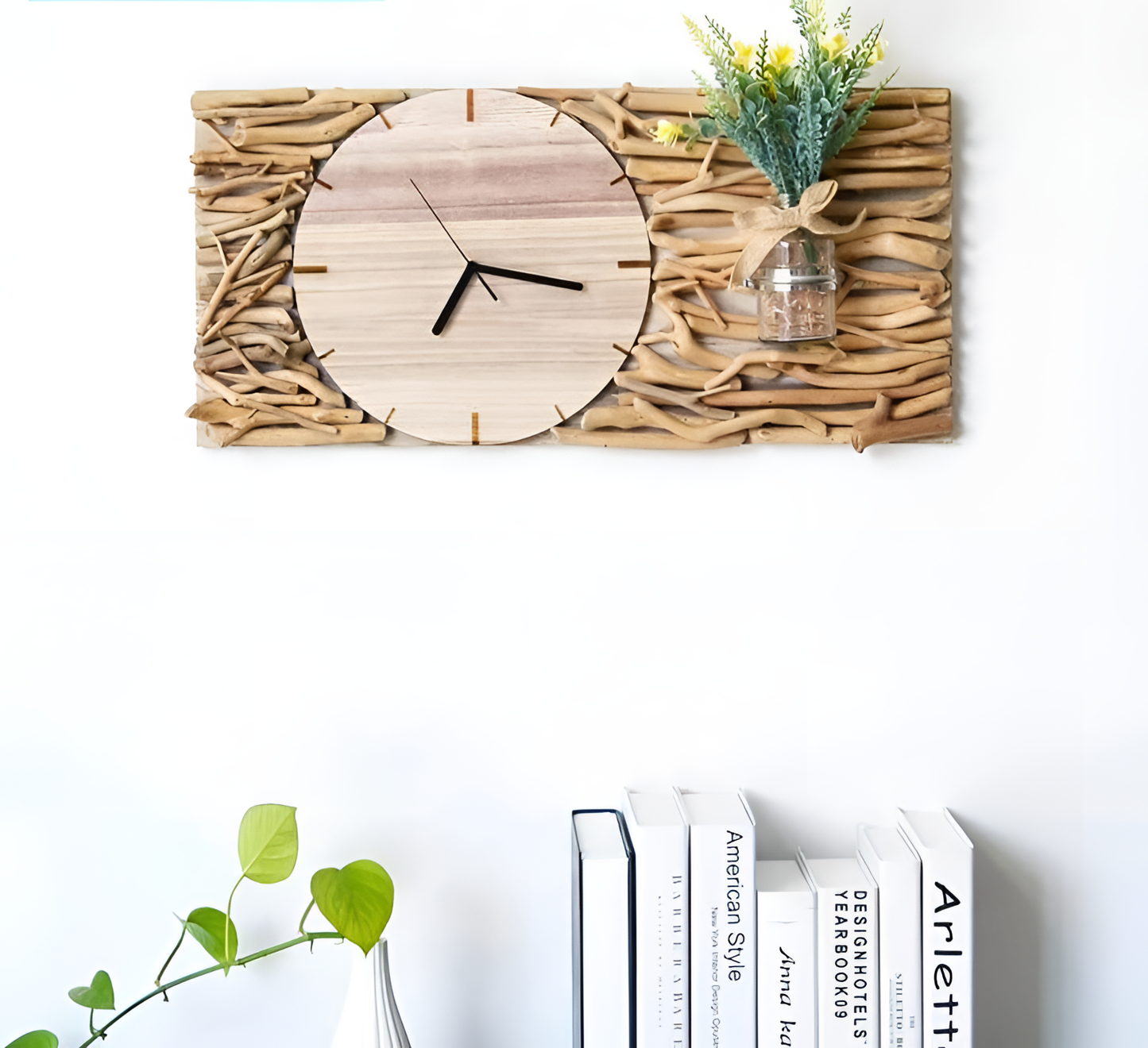 Tempo Eco-Friendly Wooden Clock Vase | Eco-Friendly Decor | NordicAbode.com