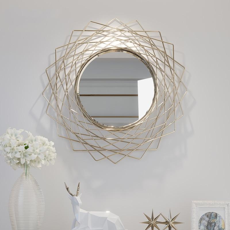 Aquila - Art Deco Iron Frame Mirror - Nordic Side - 07-05, bathroom-collection, feed-cl0-over-80-dollars