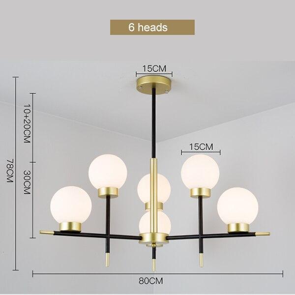 Modern Art Deco Chandelier - Nordic Side - 