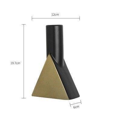 Geometry Gold Vase - Nordic Side - 