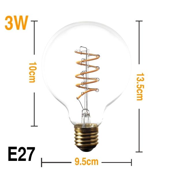 Jax - Classic Vintage LED Light Bulb - Nordic Side - 02-06, modern-lighting, modern-pieces