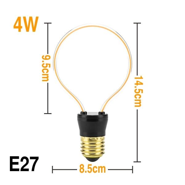 Jax - Classic Vintage LED Light Bulb - Nordic Side - 02-06, modern-lighting, modern-pieces